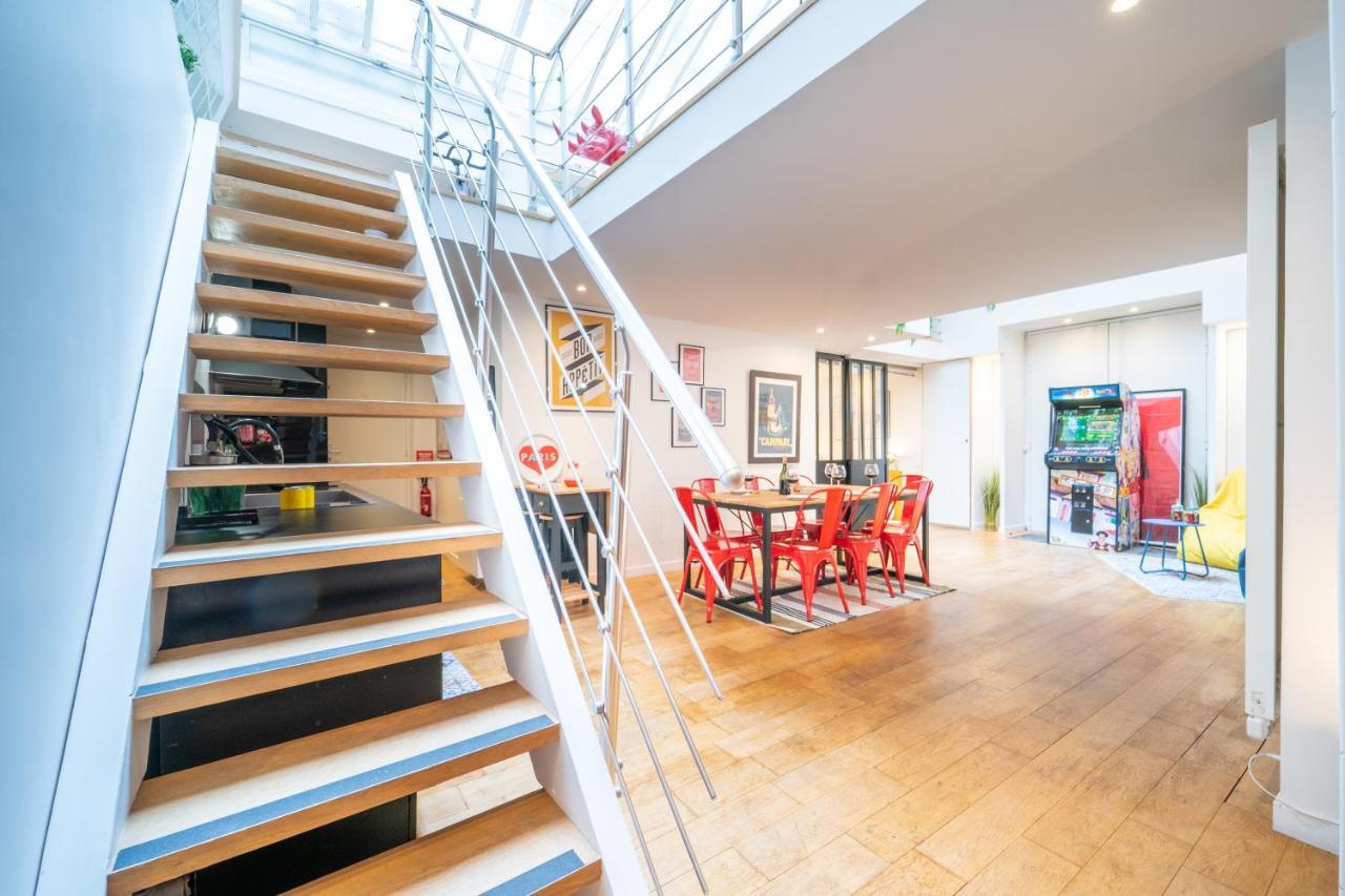 Loft Familial Au Coeur De Paris Avec Clim, Arcade Et Baby-Foot Proche Republique Et Canal St Martin Exteriör bild